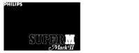 Philips - SUPER-M_mkII-Owners-Manual